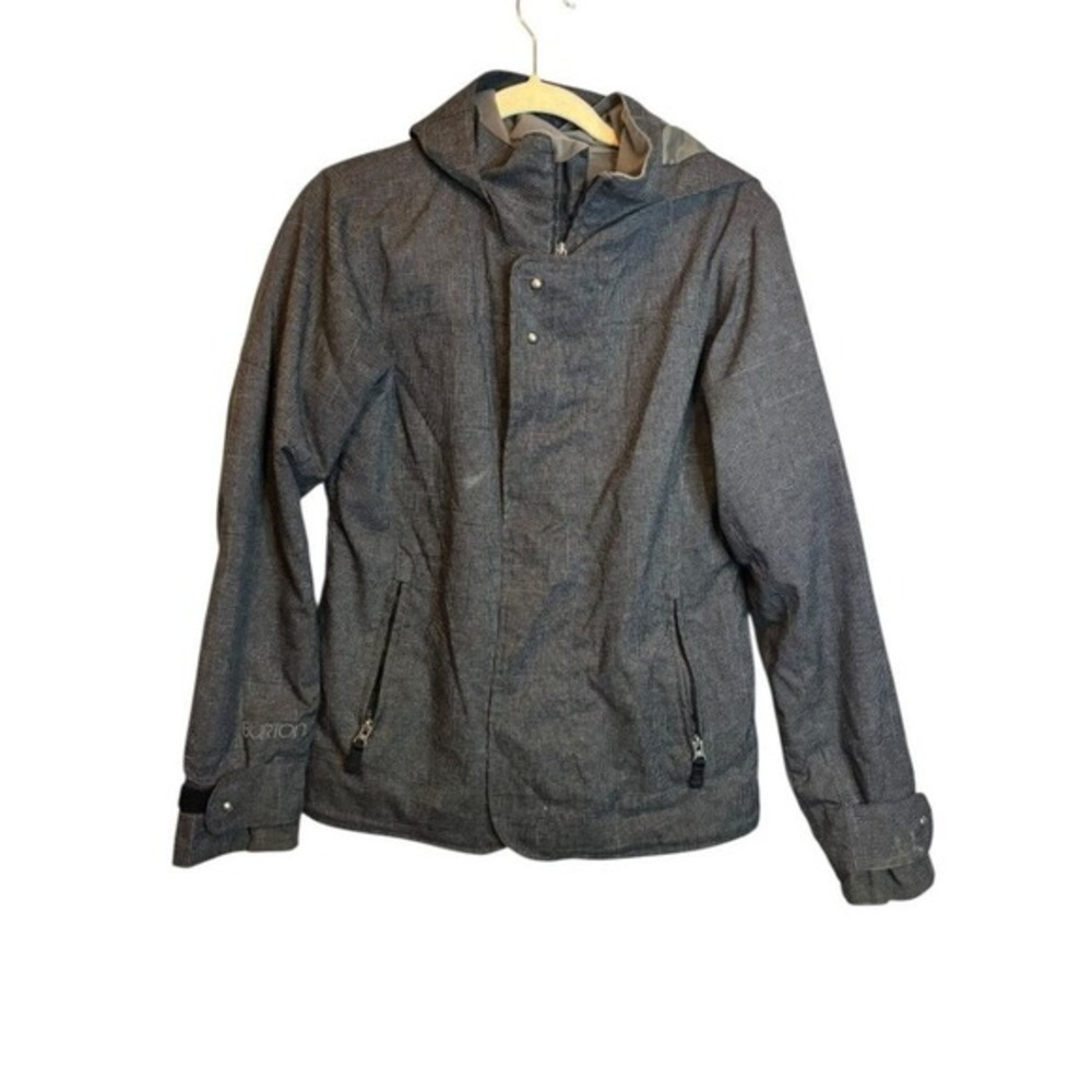 Burton Women's Small Dryride Insulated Hooded Snowboard‎ Ski Jacket Gray
